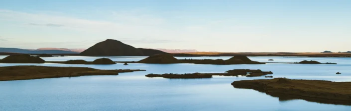 Photo du lac Myvatn en Islande